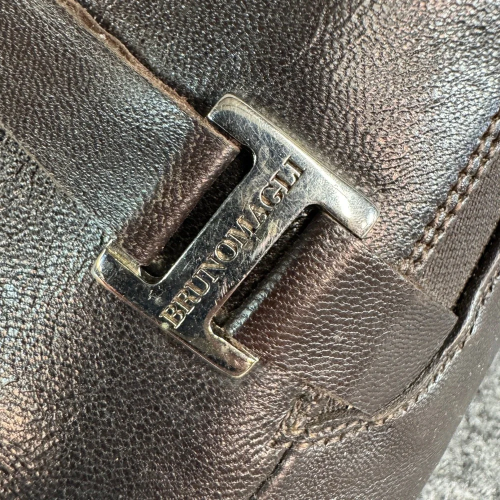 Bruno Magli brown rubber renowned